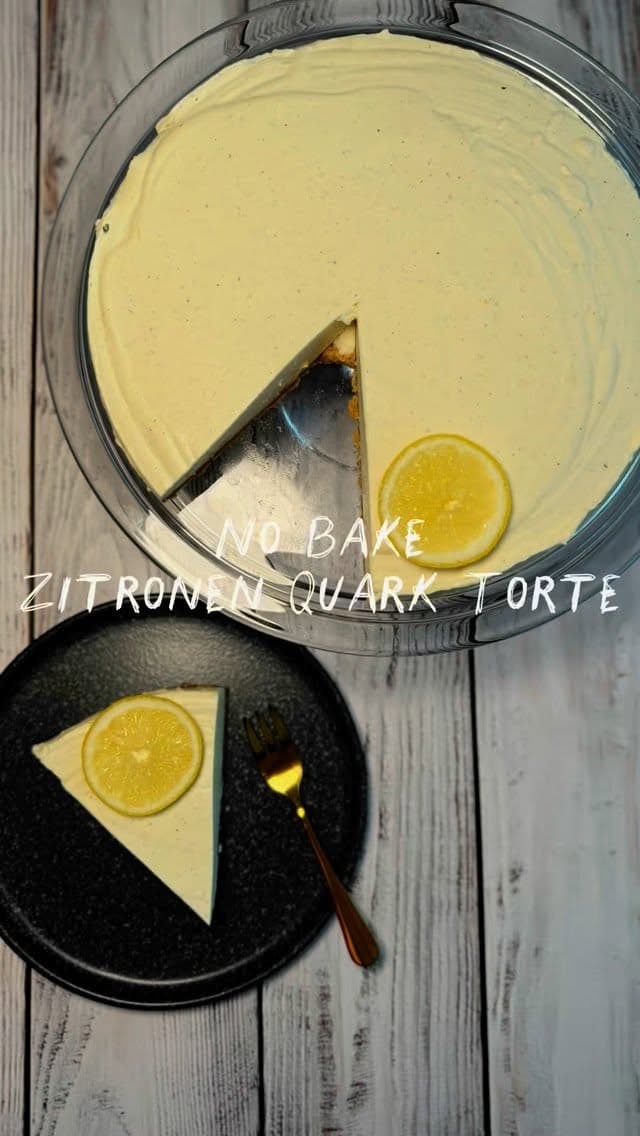No-Bake-Zitronen-Quark-Torte