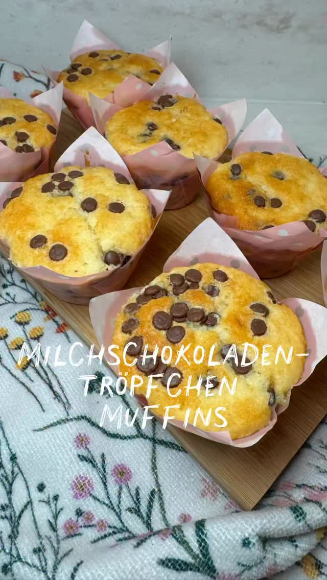 🍫 Milchschokoladentröpfchen Muffins
